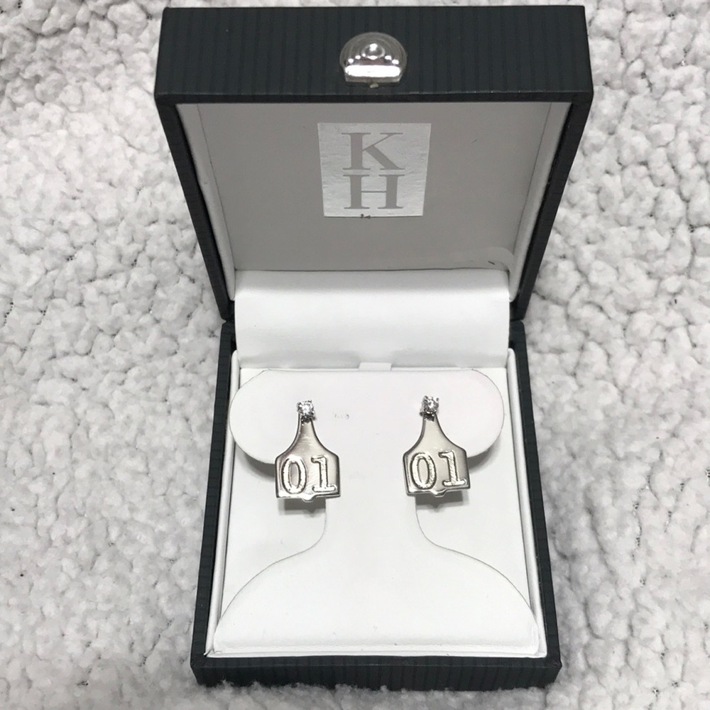 Kelly Herd - Ear Tag Earrings